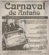 CARNAVAL DE ANTAÑO