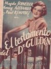 EL TESTAMENTO DEL DOCTOR GULDEN