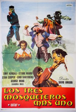 LOS TRES MOSQUETEROS MÁS UNO