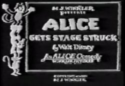 Cortometraje completo... ALICE GETS STAGE STRUCK